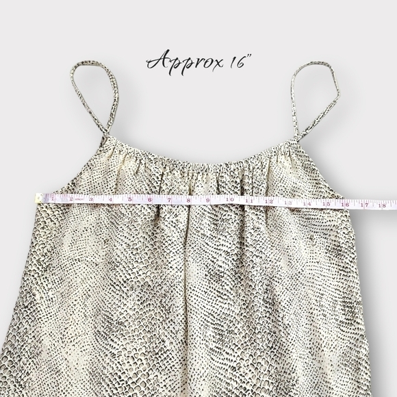 Rails Adora Snakeskin Print Midi Dress Small - Picture 10 of 11